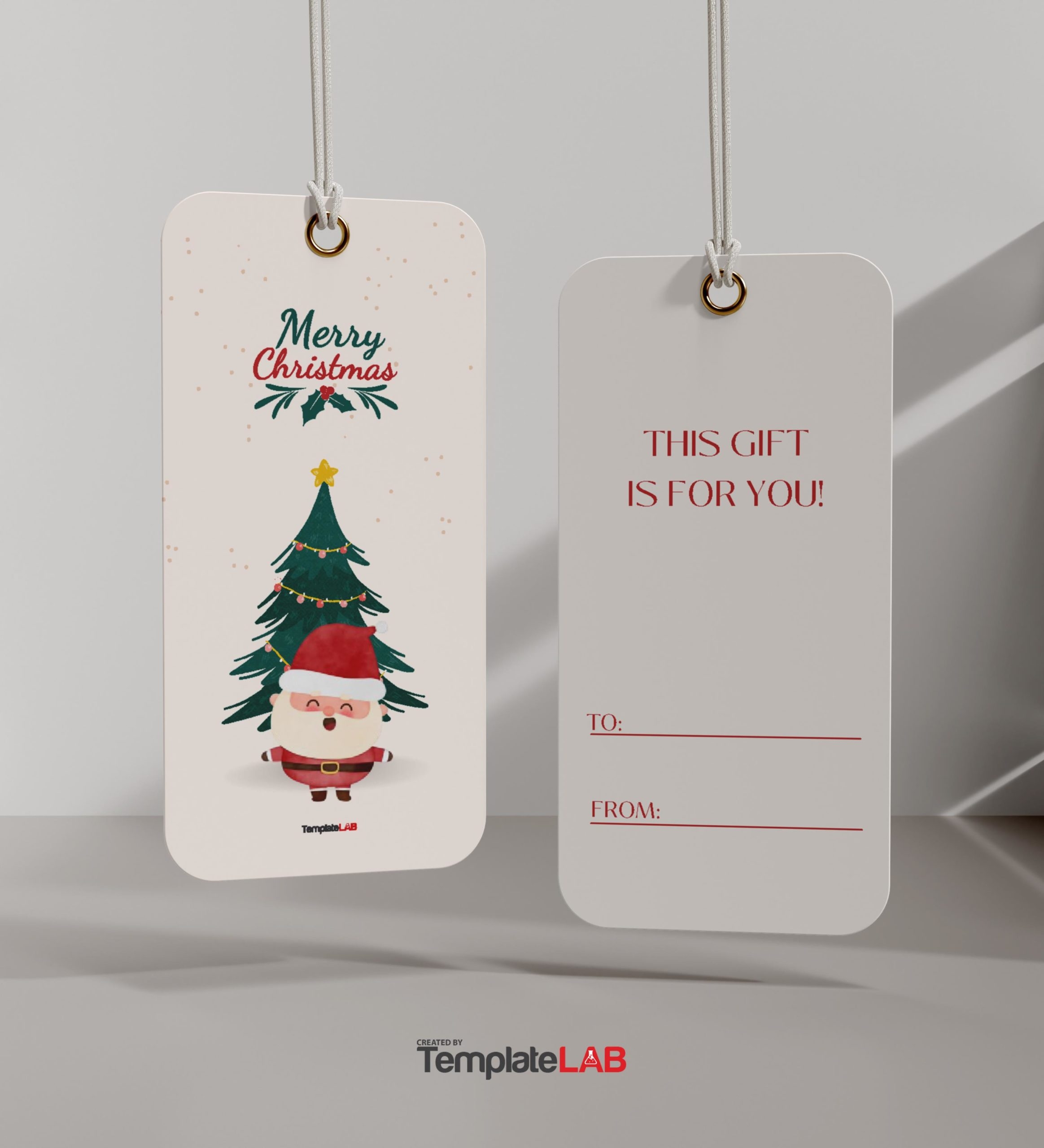 19 Free Editable Gift Tag Templates Word PPTX PSD 