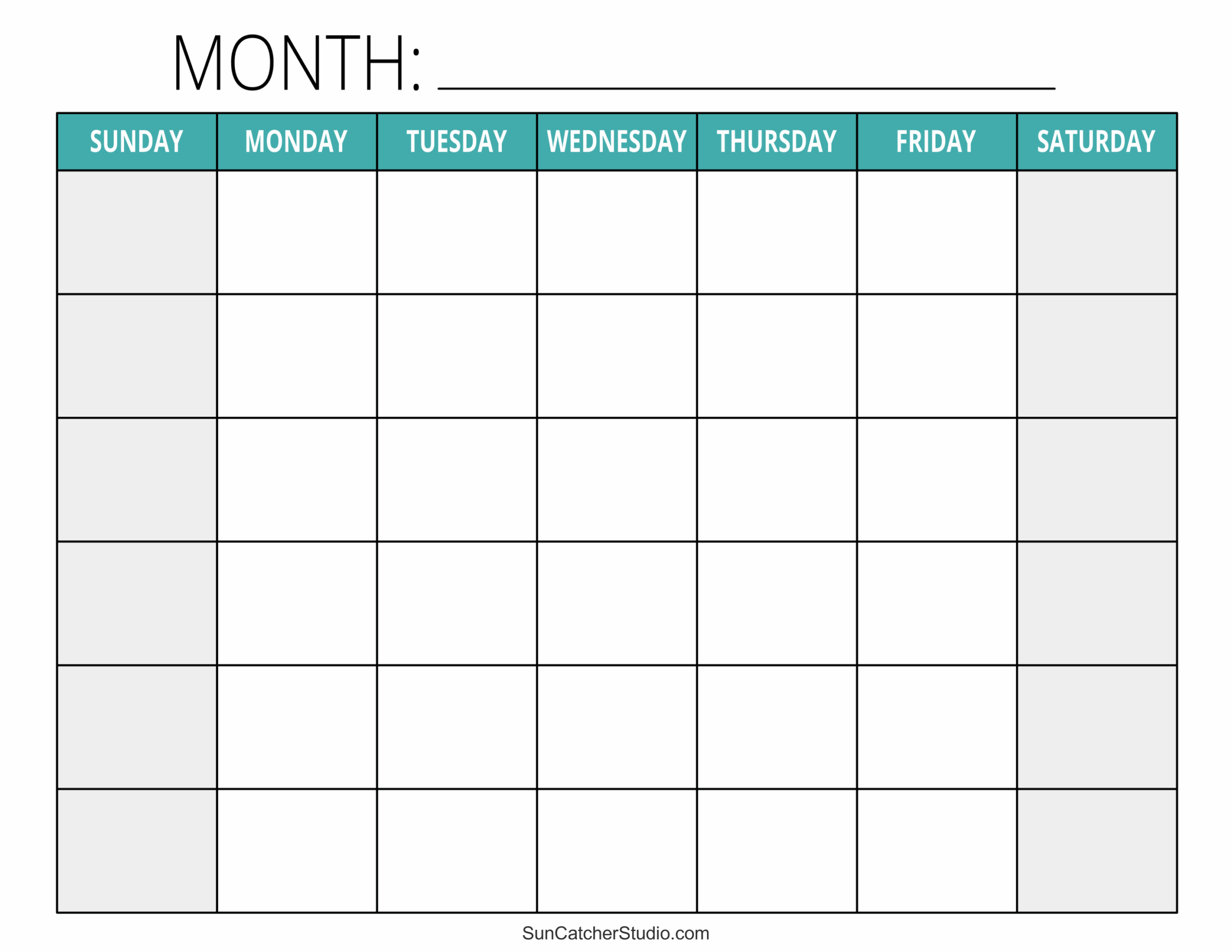 Free Editable And Printable Calendars