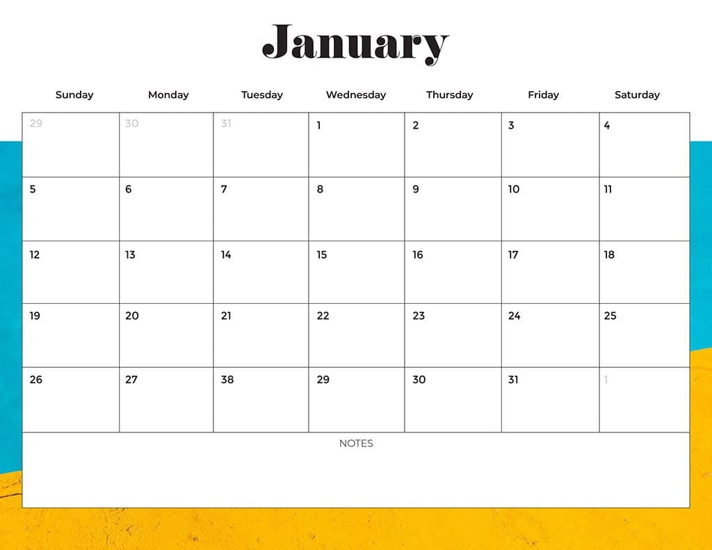 Free Printable Editable Calendar 2025