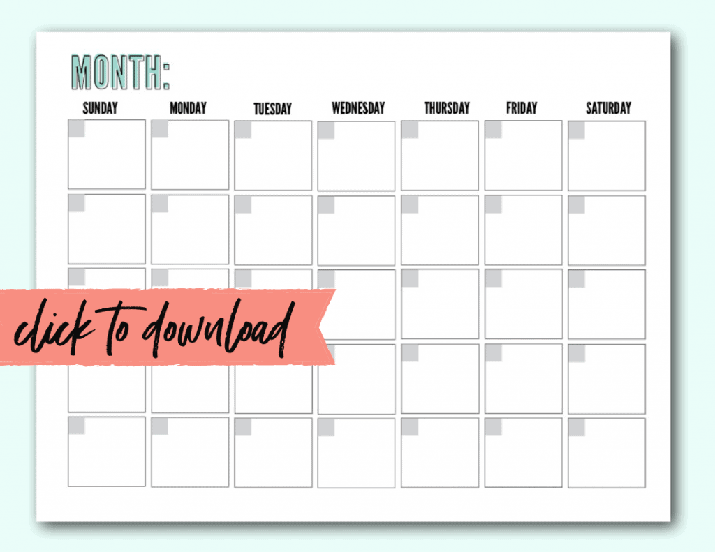Free Editable And Printable Calendar