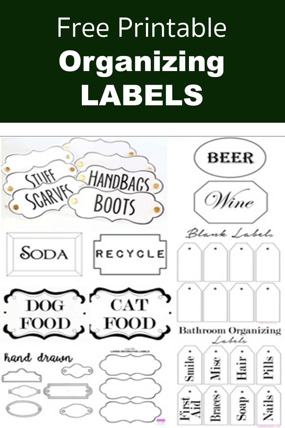 Editable Free Printable Labels Template