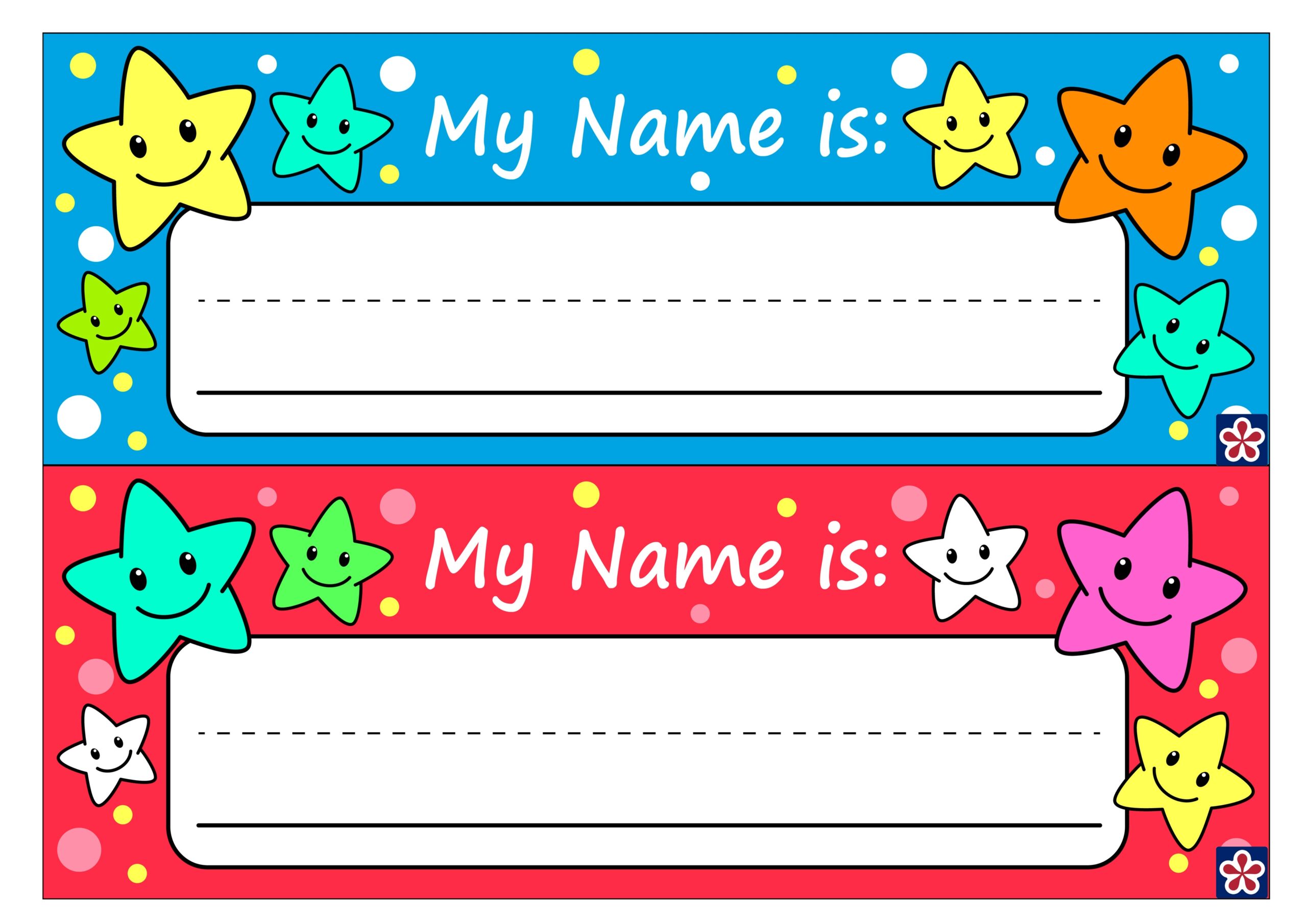 Free Printable Editable Name Tags