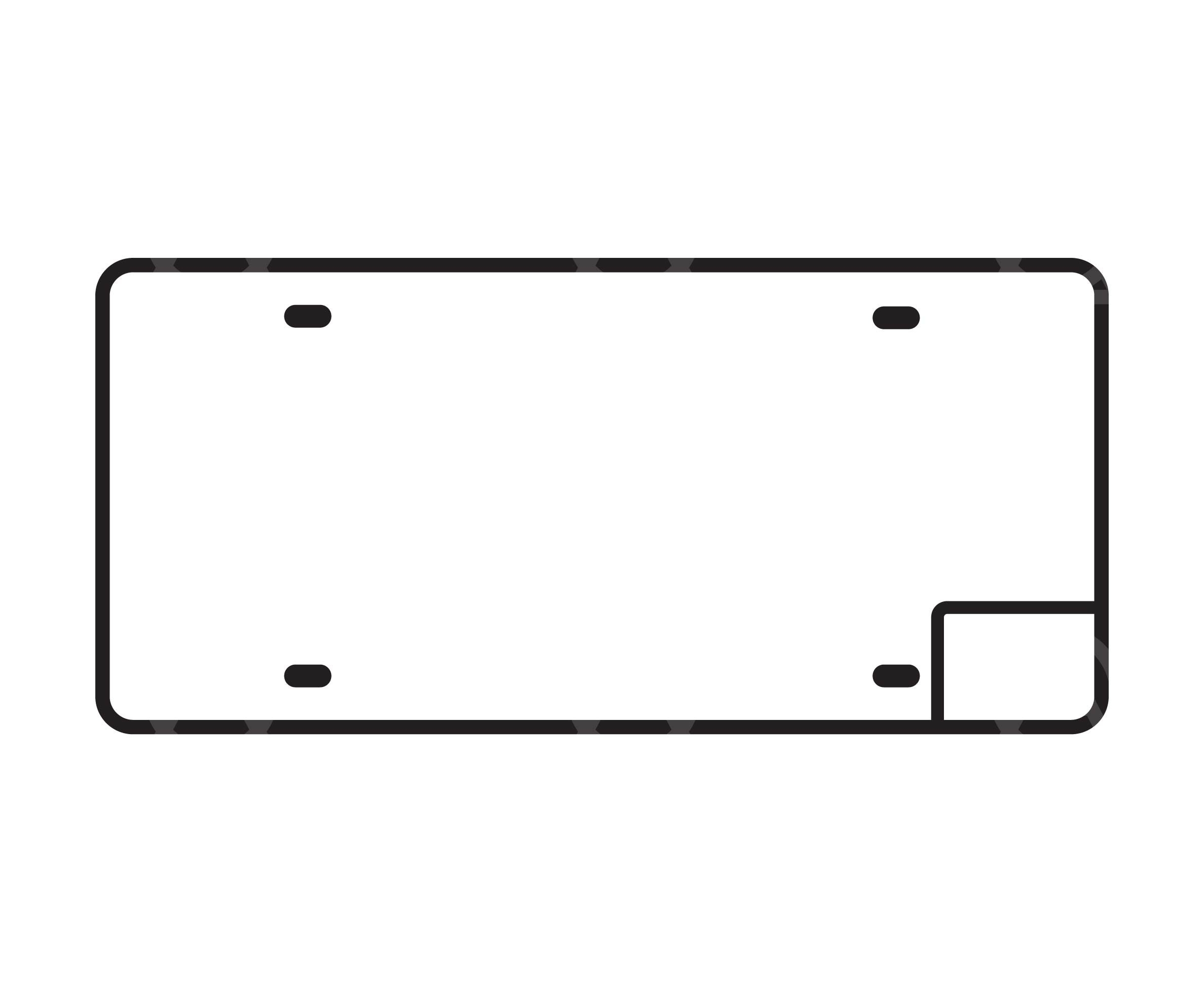 License Plate Svg License Plate Cut File Car License Plate Svg Blank License Plate Svg License Plate Frame Stencil Clipart Cricut Etsy