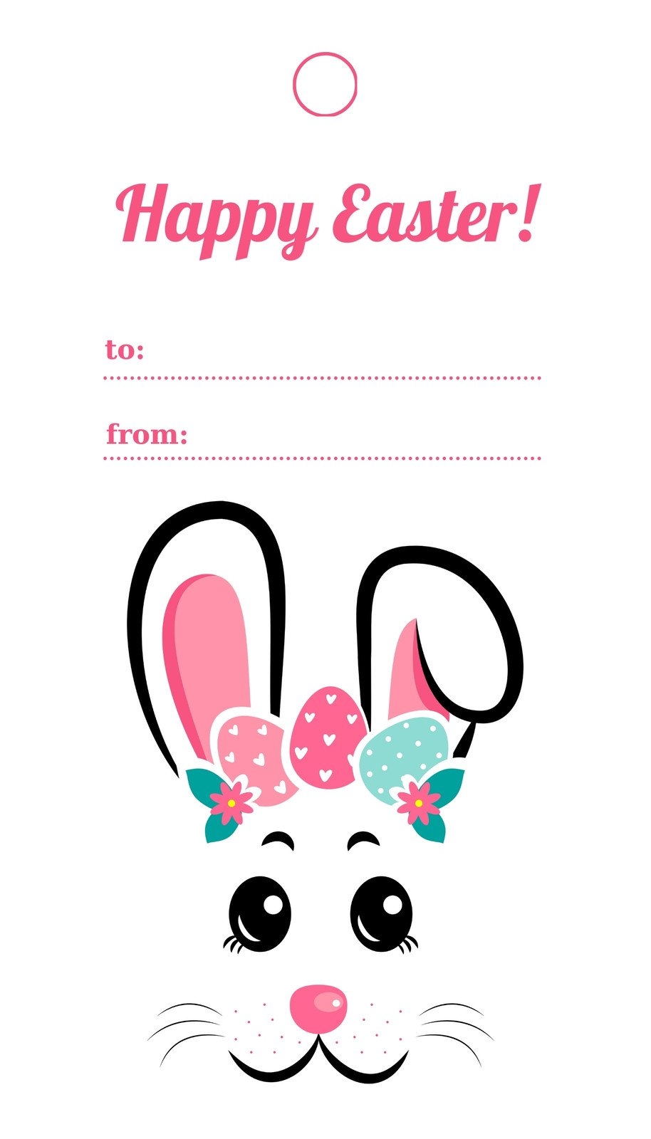 Page 2 Free Printable And Customizable Easter Tag Templates Canva