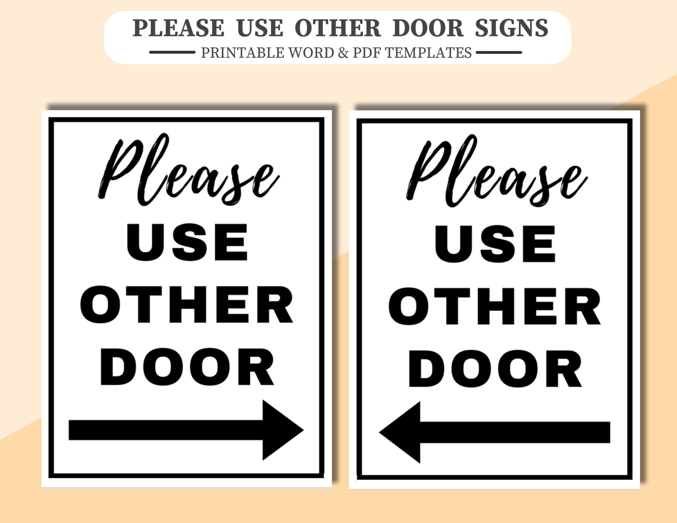 Editable Door Sign Printable Pdf Free Girls