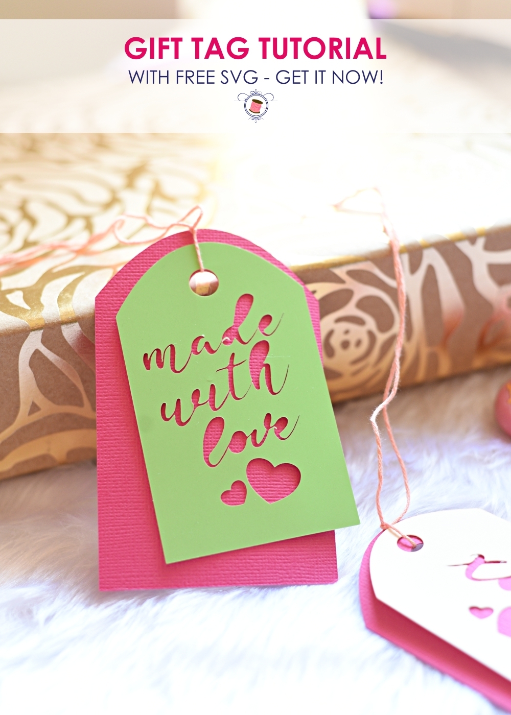 Free Printable Editable Girls Birthday Gift Tags Svg File