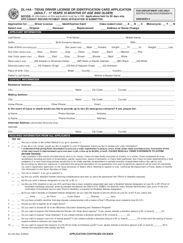 Texas Temporary Id Template Fill Online Printable Fillable Blank PdfFiller