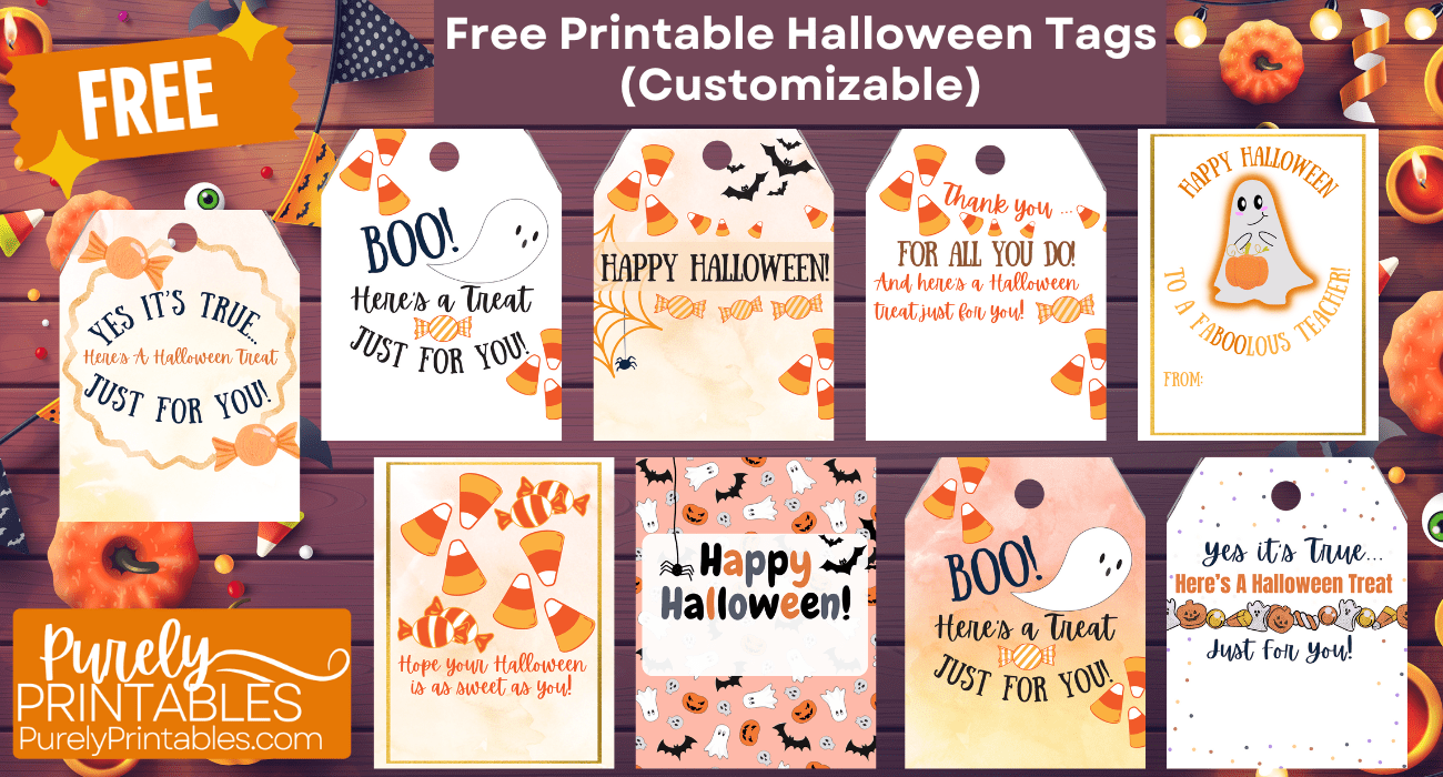 11 Free Printable Halloween Treat Tags Are Instant Downloads And Customizable