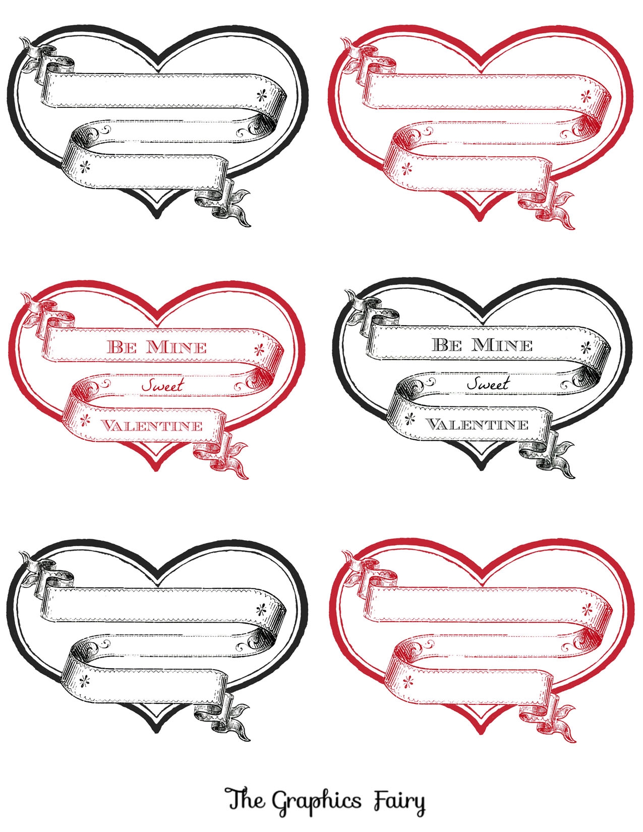 Printable Editable Valentine Templates Free