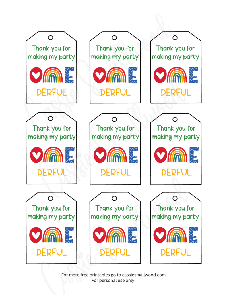 15 Insanely Cute Thank You Tags Free Printable Cassie Smallwood