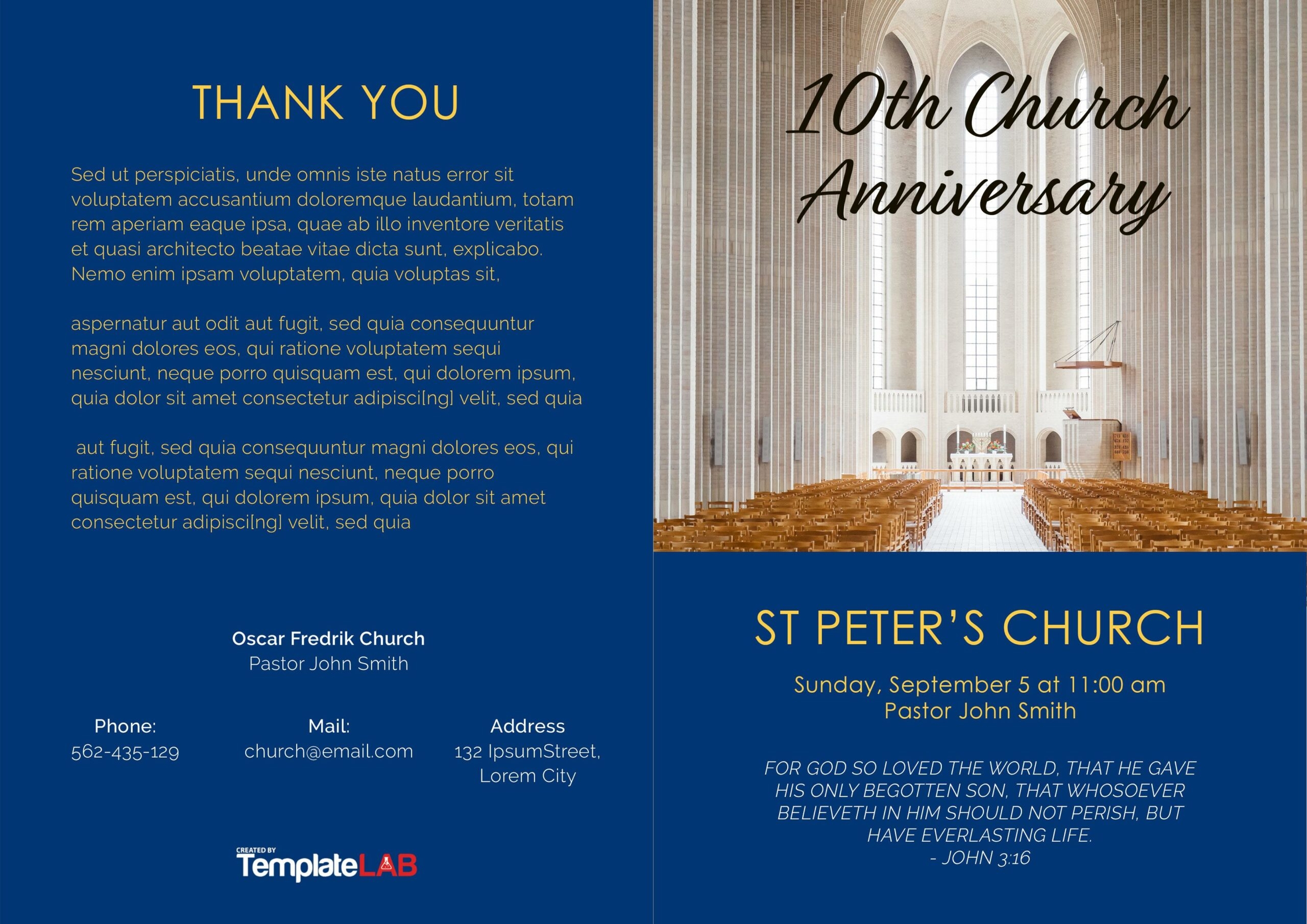 19 Free Church Bulletin Templates Church Programs 