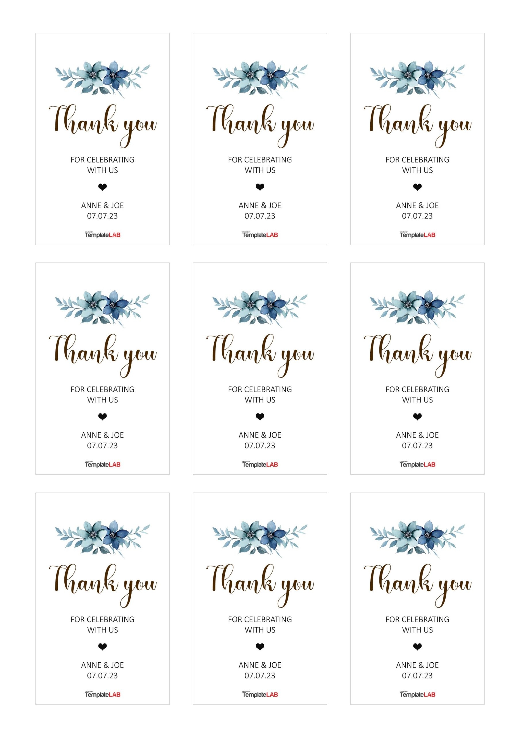 Gift Tag Editable Printable