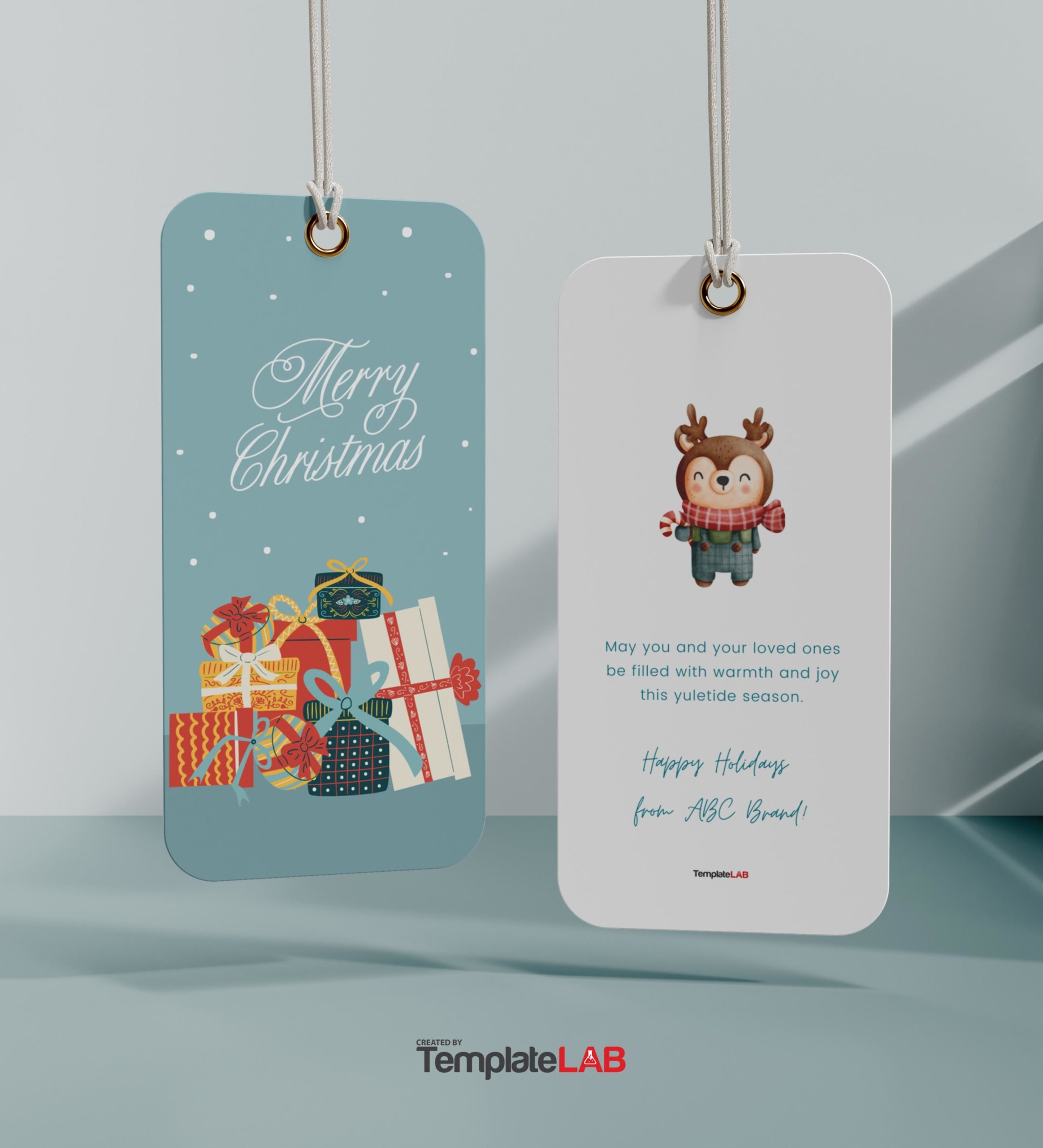 19 Free Editable Gift Tag Templates Word PPTX PSD 