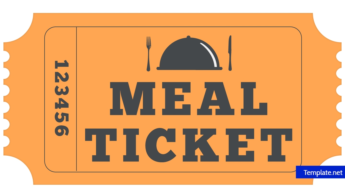 19 Meal Ticket Designs Templates PSD Ai Word