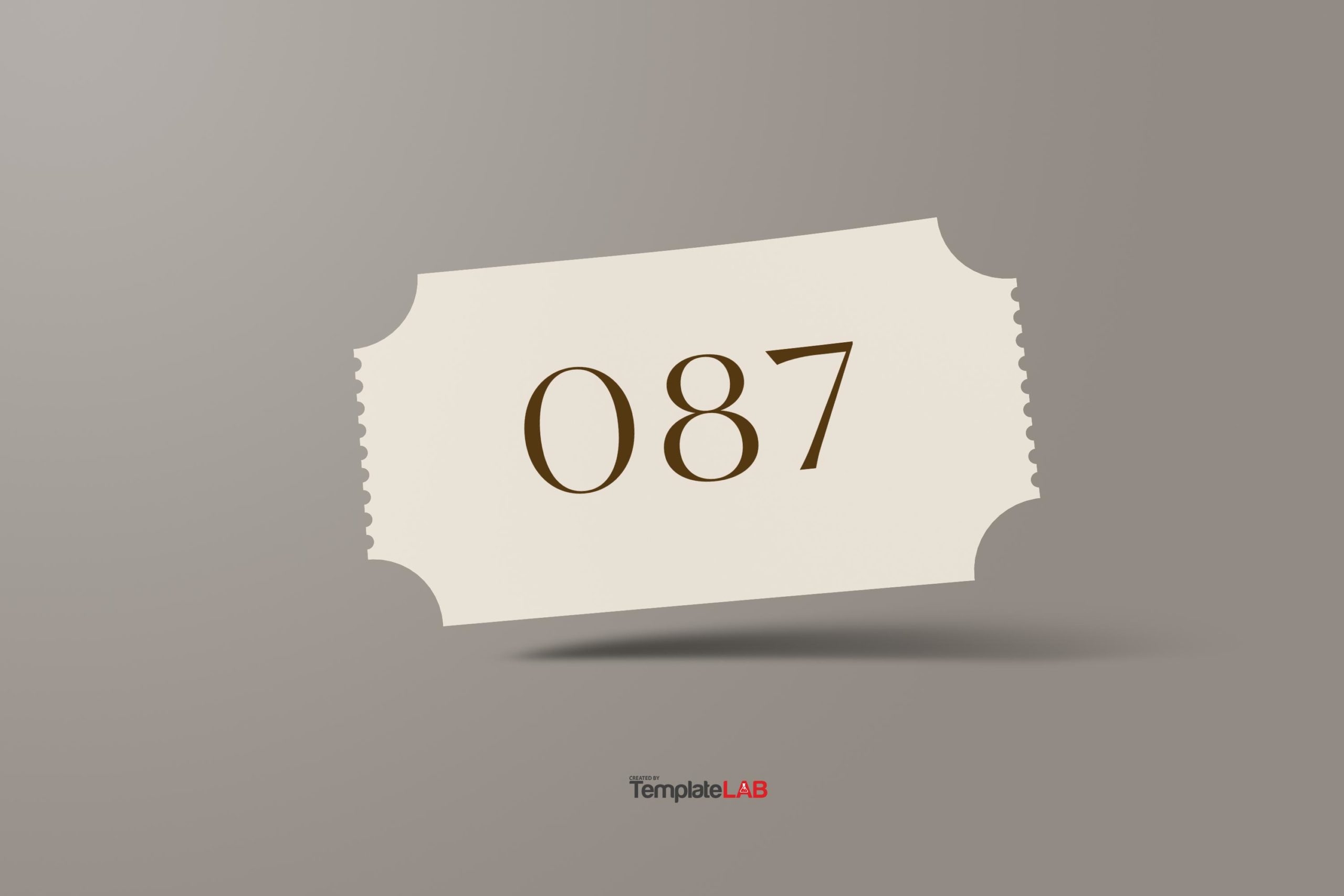 Free Editable Printable Numbered Raffle Tickets