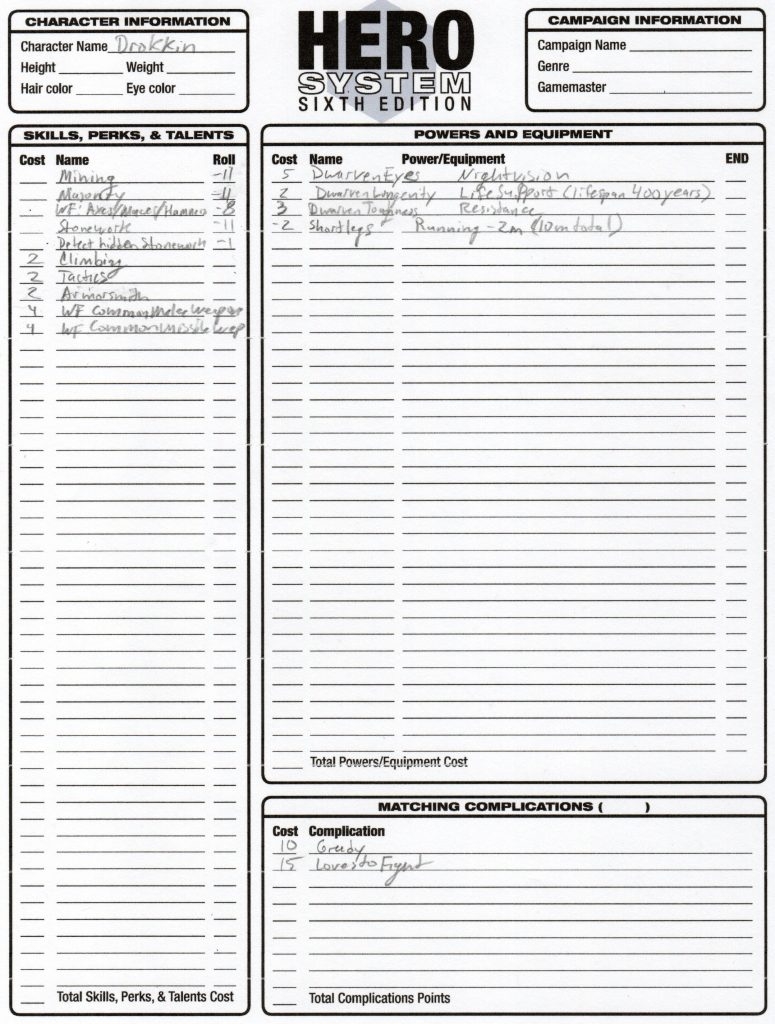 2024 Character Creation Challenge Day 19 Fantasy Hero TardisCaptain s Blog Of Holding