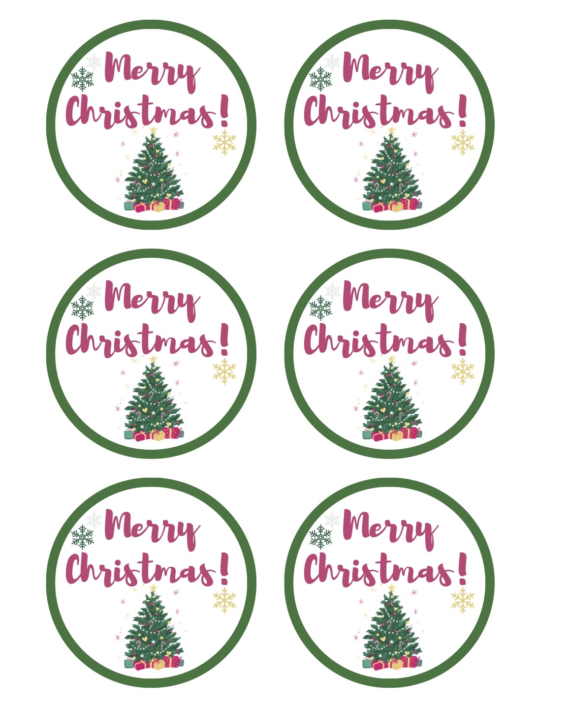 25 Free Printable Christmas Gift Tags 