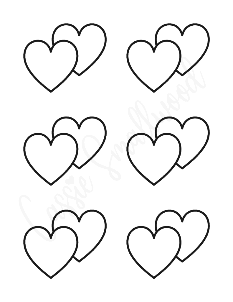 25 FREE Printable Heart Templates Small To Large Sizes Cassie Smallwood