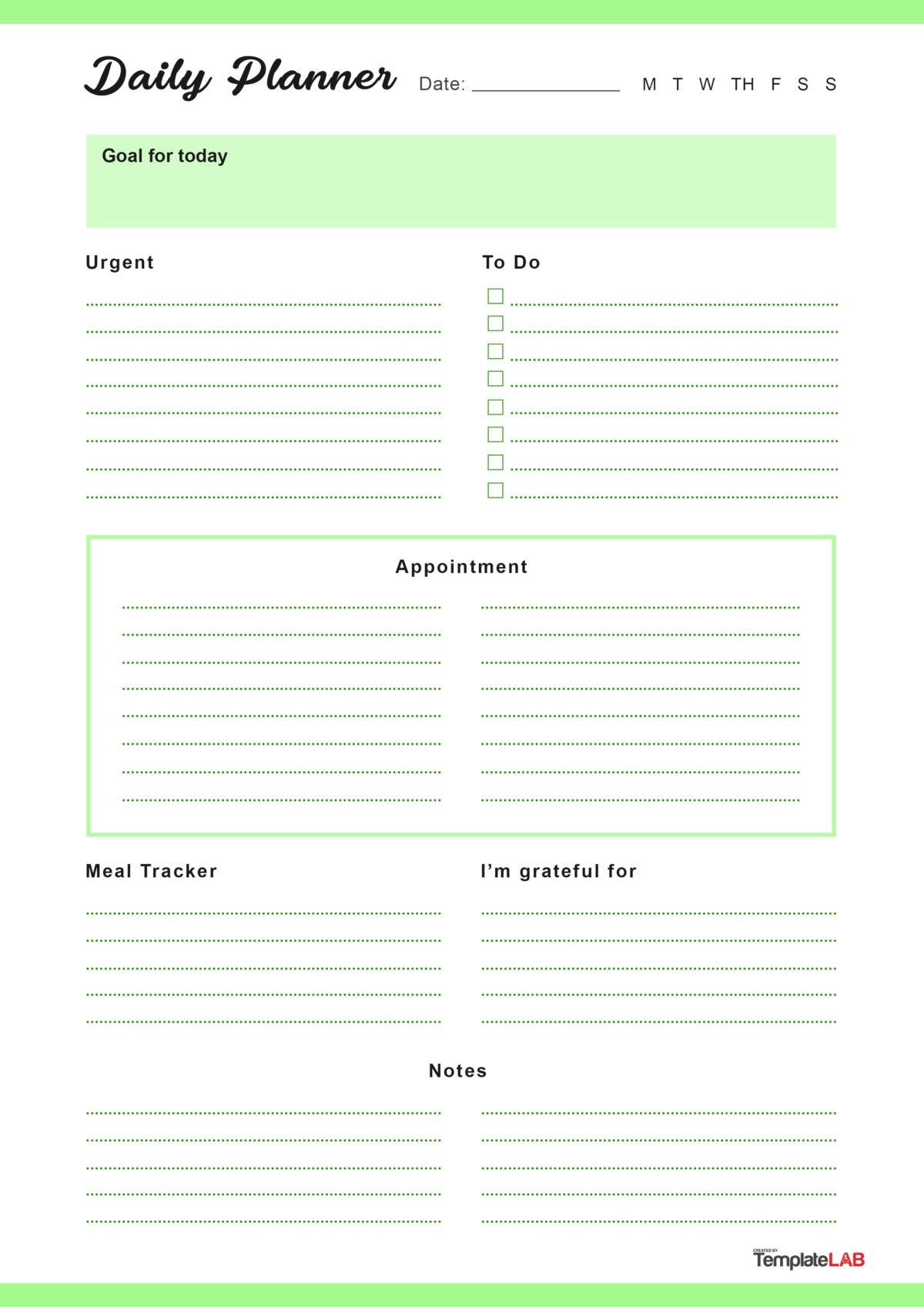 25 Printable Daily Planner Templates FREE In Word Excel PDF 