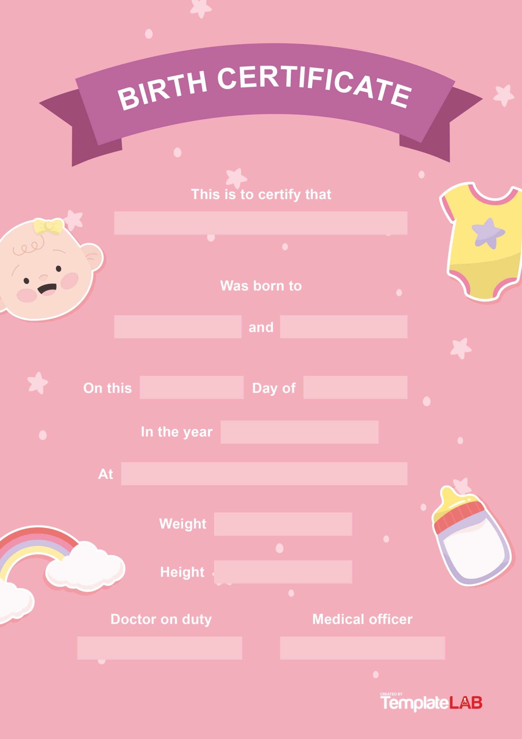 27 Birth Certificate Templates Word PPT PDF TemplateLab