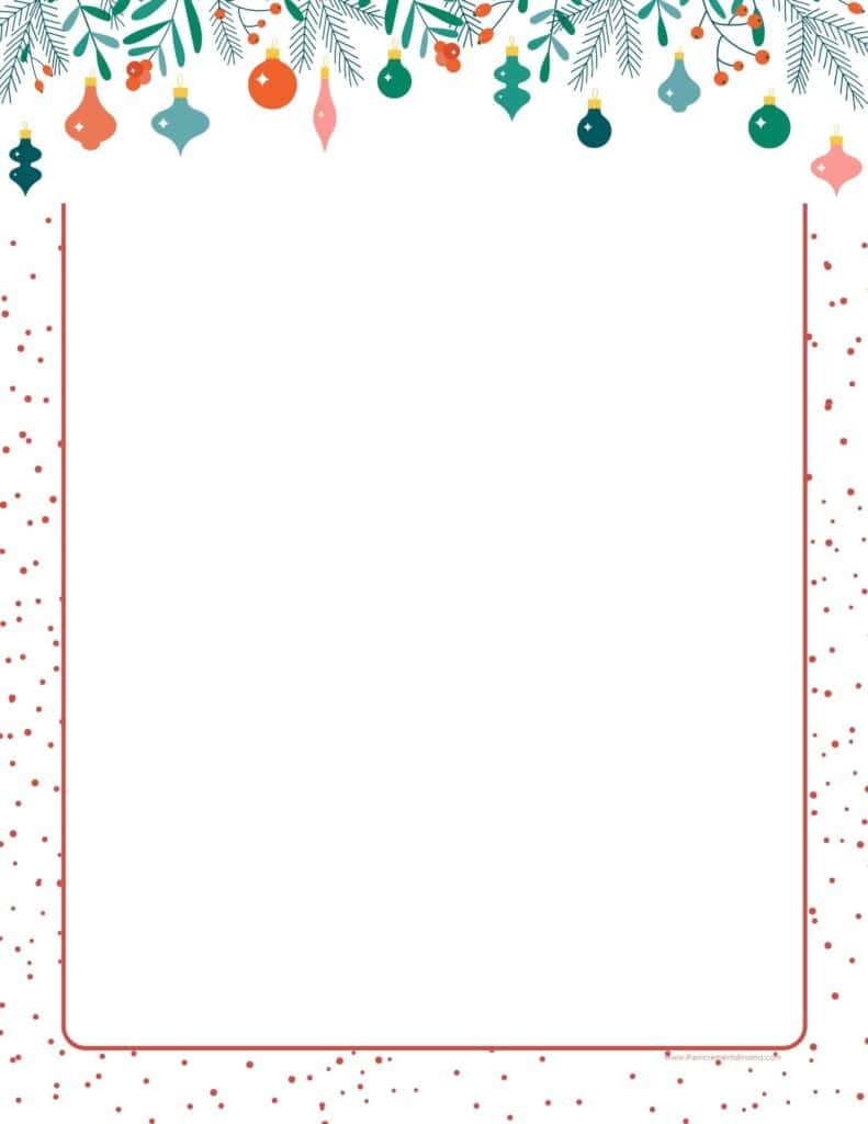 Free Editable Printable Christmas Stationary