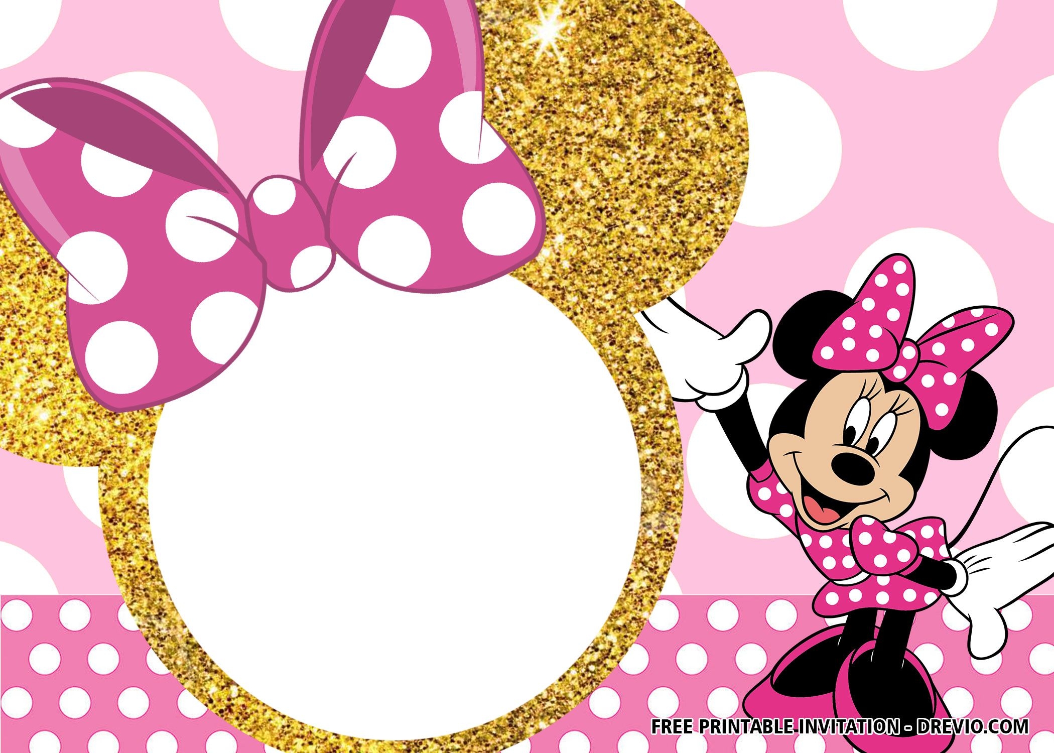 Free Minnie Mouse Editable Printables
