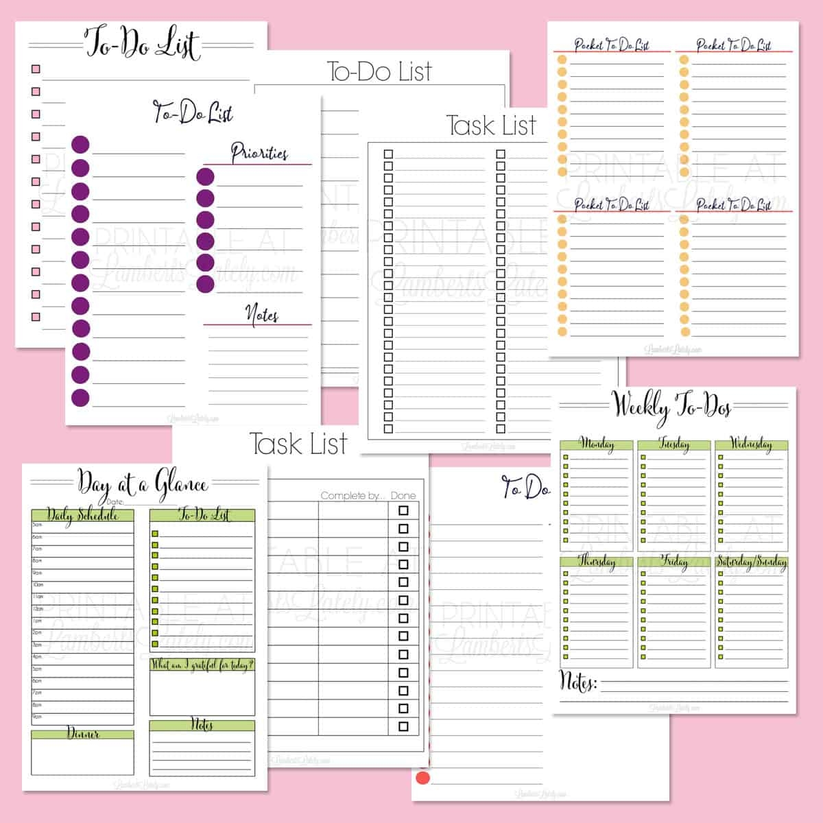 Free Printable Editable To Do List