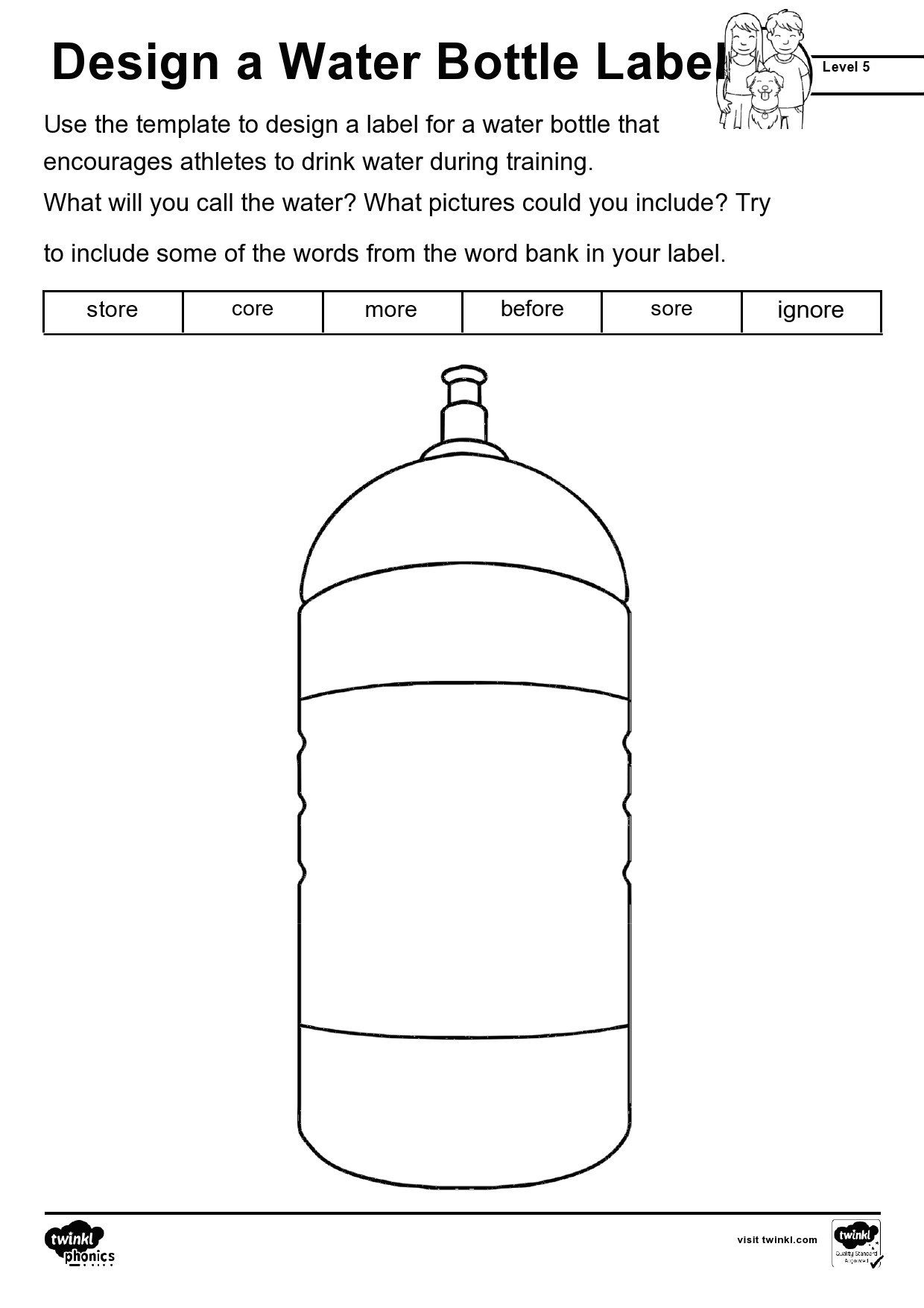 Free Printable Editable Water Bottle Labels