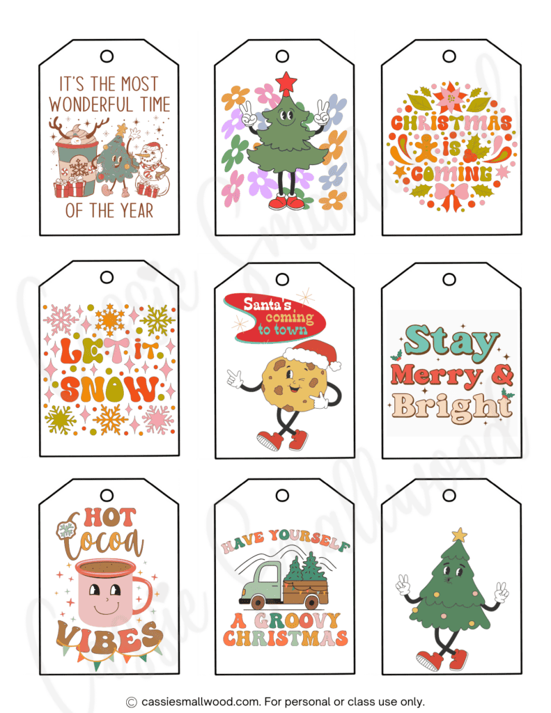 Editable Printables Christmas Tags