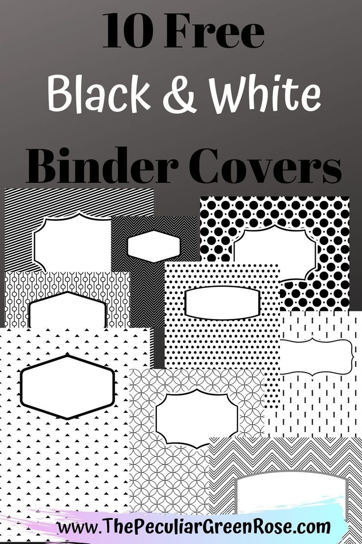 41 Free Printable Binder Covers