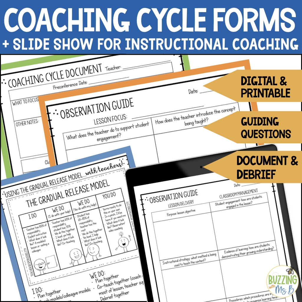 5 Options For Classroom Work In A Coaching Cycle Ep 167 Buzzing With Ms B The Coaching Podcast Buzzing With Ms B
