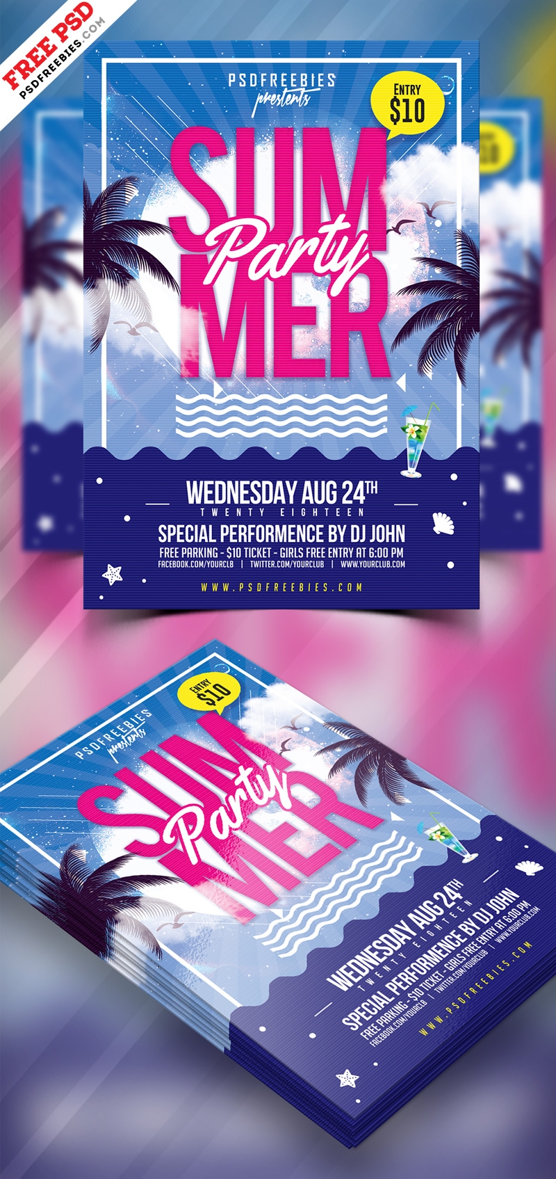 50 Best Free Summer Party Flyer Templates In 2023 FilterGrade