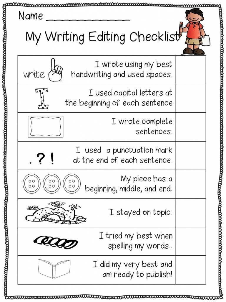9 Helpful 1st Grade Writing Rubrics Worksheets The Teach Simple Blog