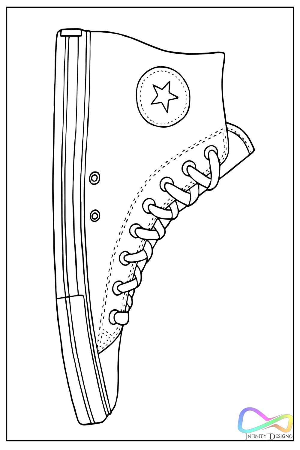 9 Shoe Templates Ideas Shoe Template Shoes Drawing Art Lessons