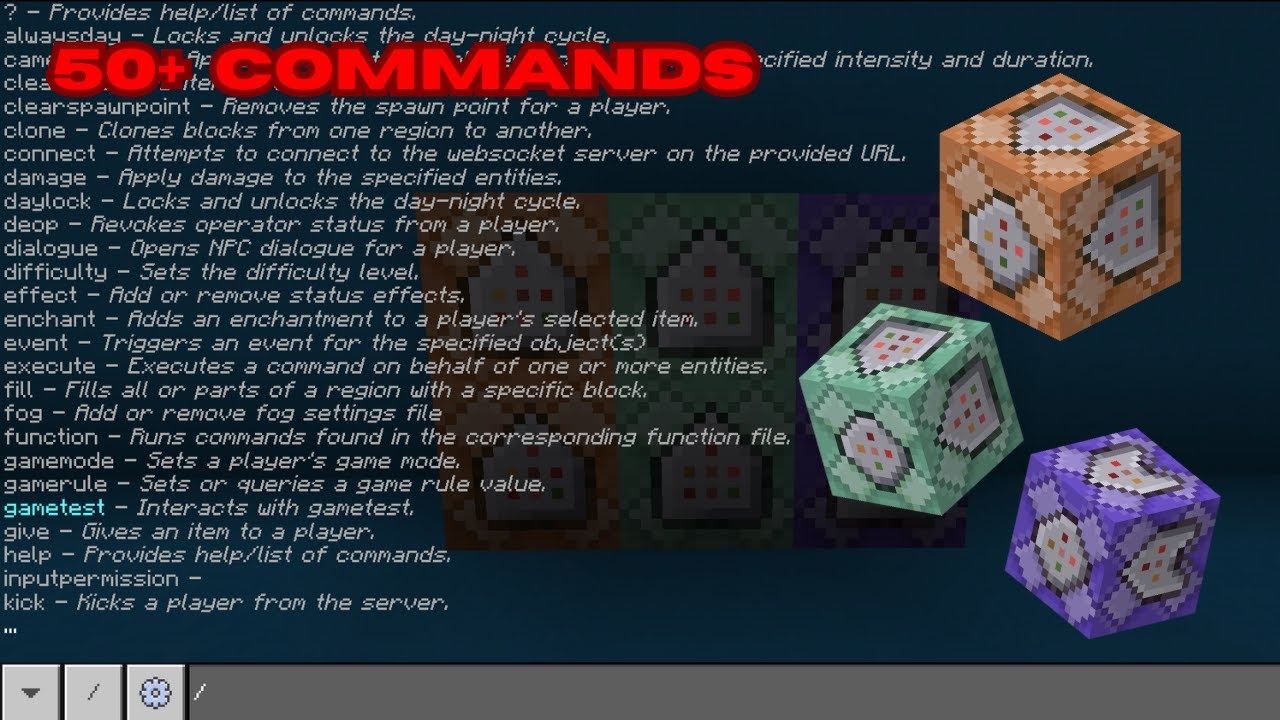 ALL COMMANDS In Minecraft 1 20 EXPLAINED YouTube