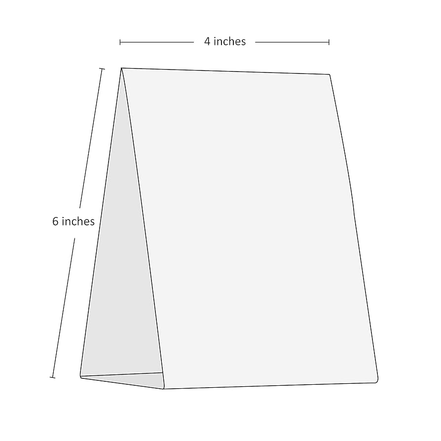 Amazon Create Your Own Custom Table Tents Our Custom Table Tent Cards Help You Advertise Your Business Or Promote Special Sales Gear Up For Events Promotions With Your Own Professional