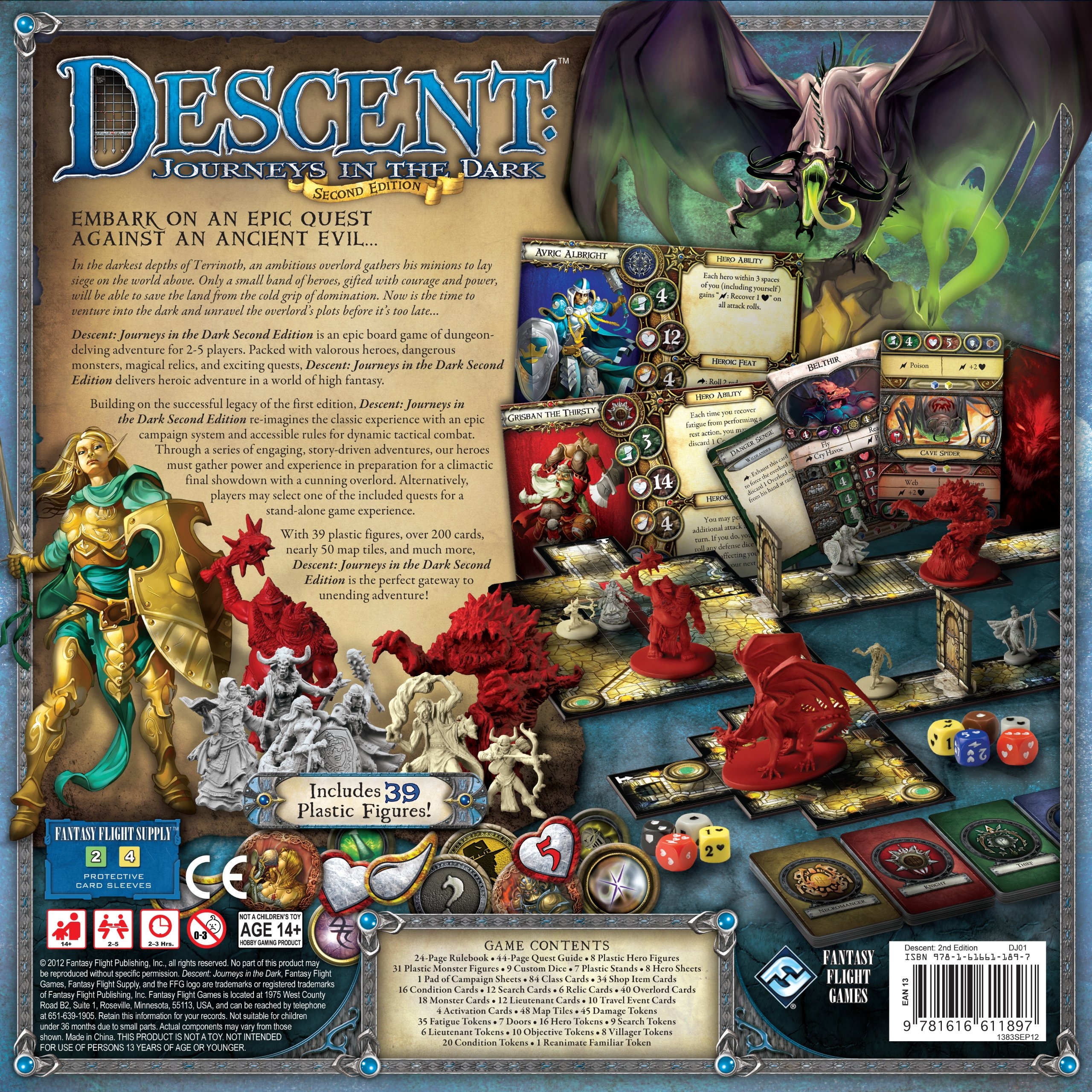 Amazon Descent Journeys In The Dark 2nd Edition Fantasy Flight Publishing Inc Video Games