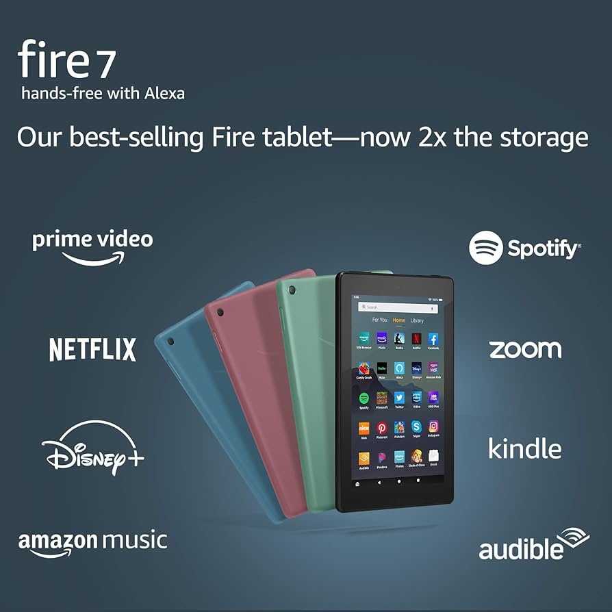 Amazon Fire 7 Tablet 7 Display 16 GB 2019 Release Black Electronics