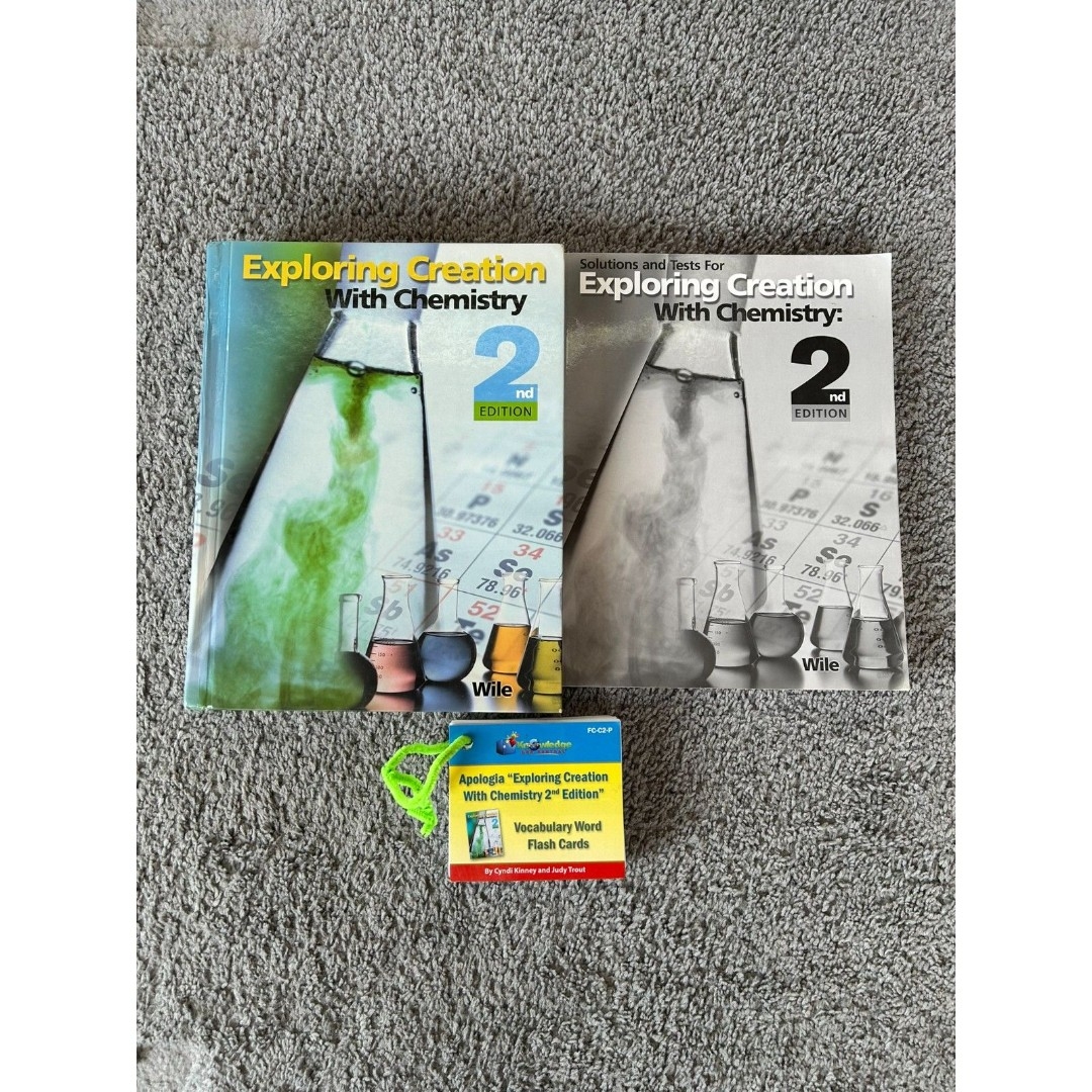 Apologia Exploring Creation With Chemistry 2nd Ed Textbook And Tests