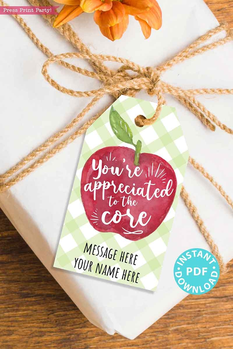 Editable Teacher Gift Printable