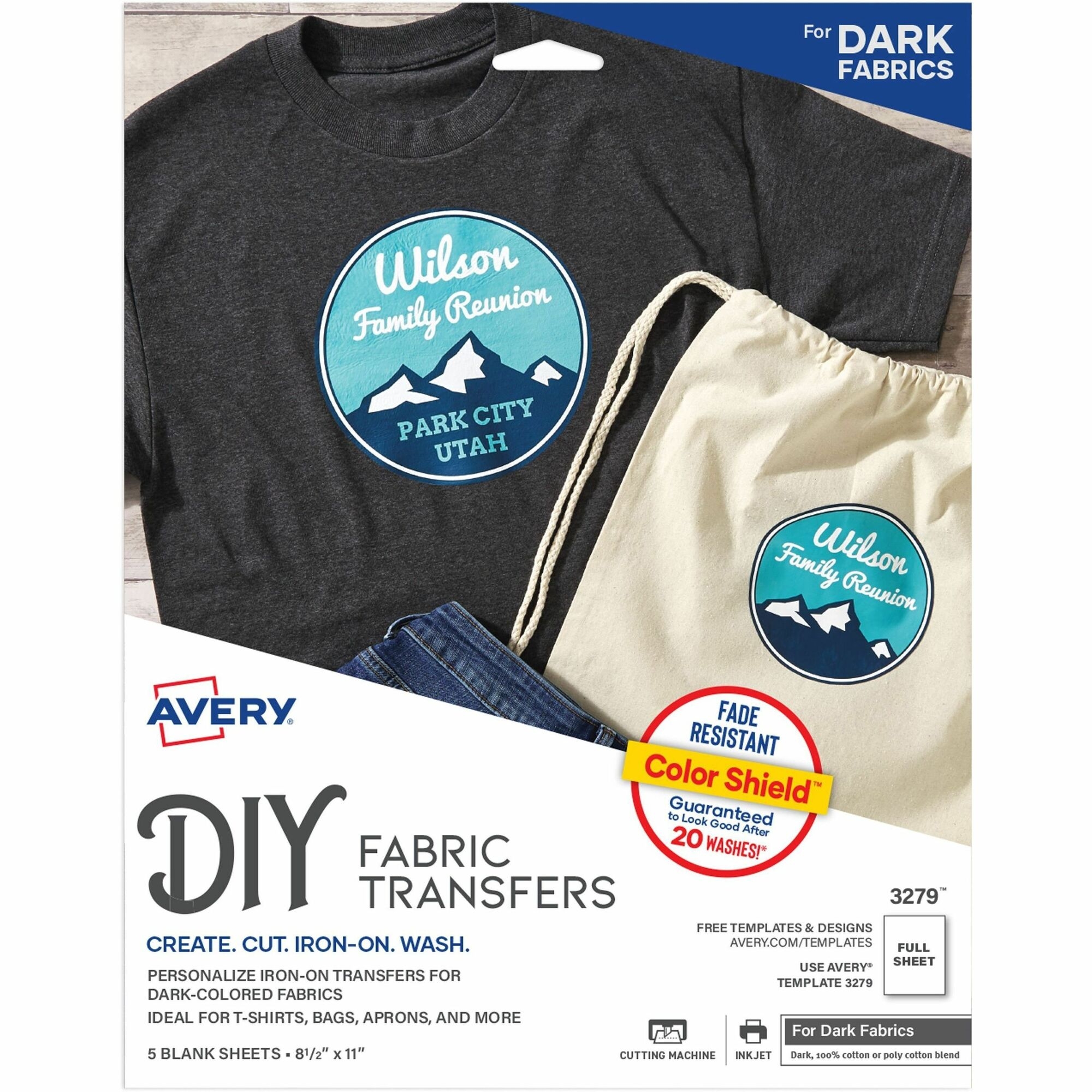 Printable Editable Iron On Shirt Transfer