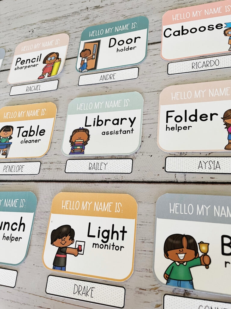 Behind The Scenes Setting Up Your Classroom Jobs System Shayna Vohs