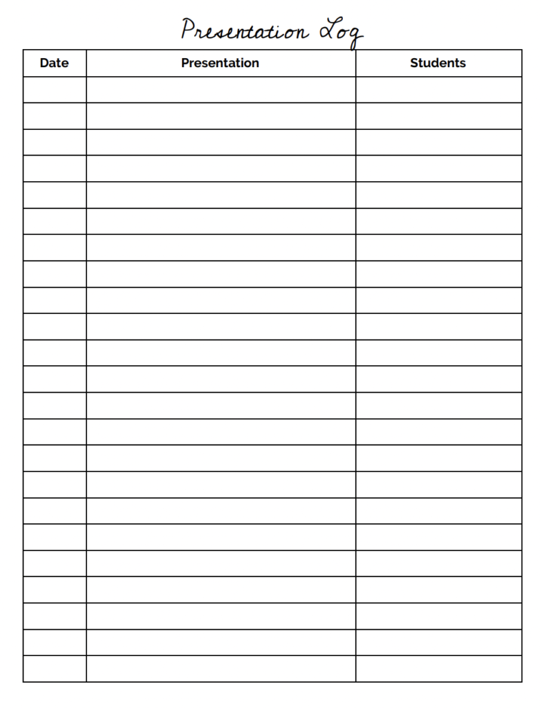 Printable Template Of A Montessori Upper Elementary Conference Form Editable