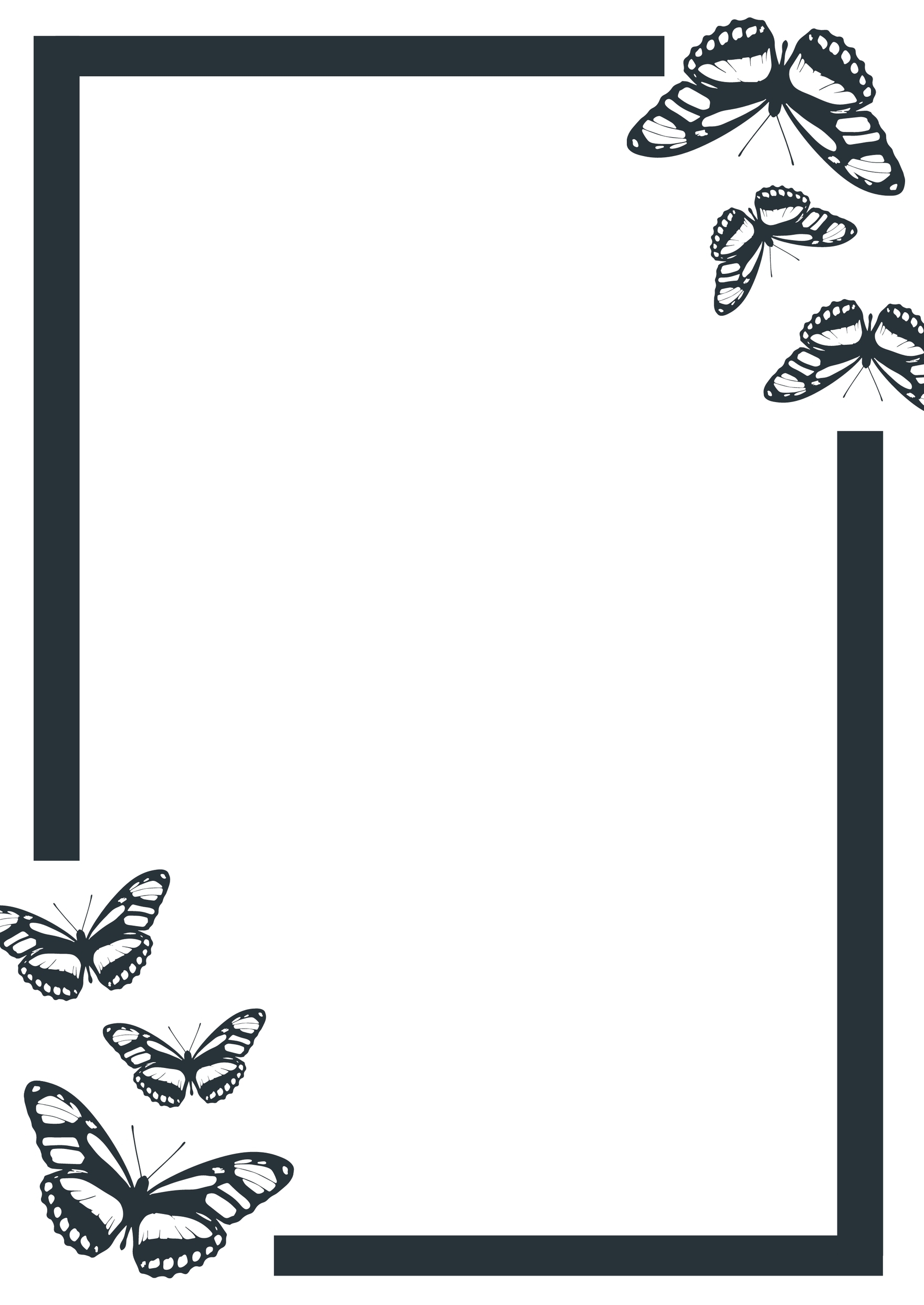 Black And White Page Border In Illustrator Word Google Docs Download Template