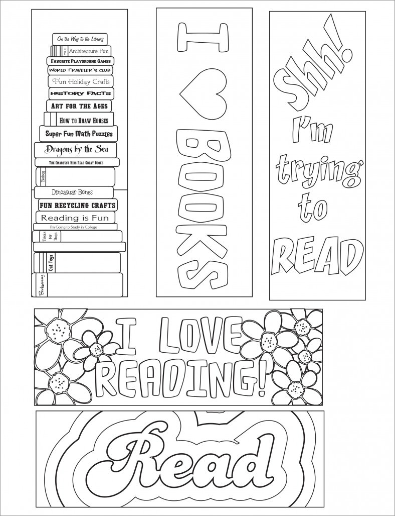 Free Printable Editable Bookmarks