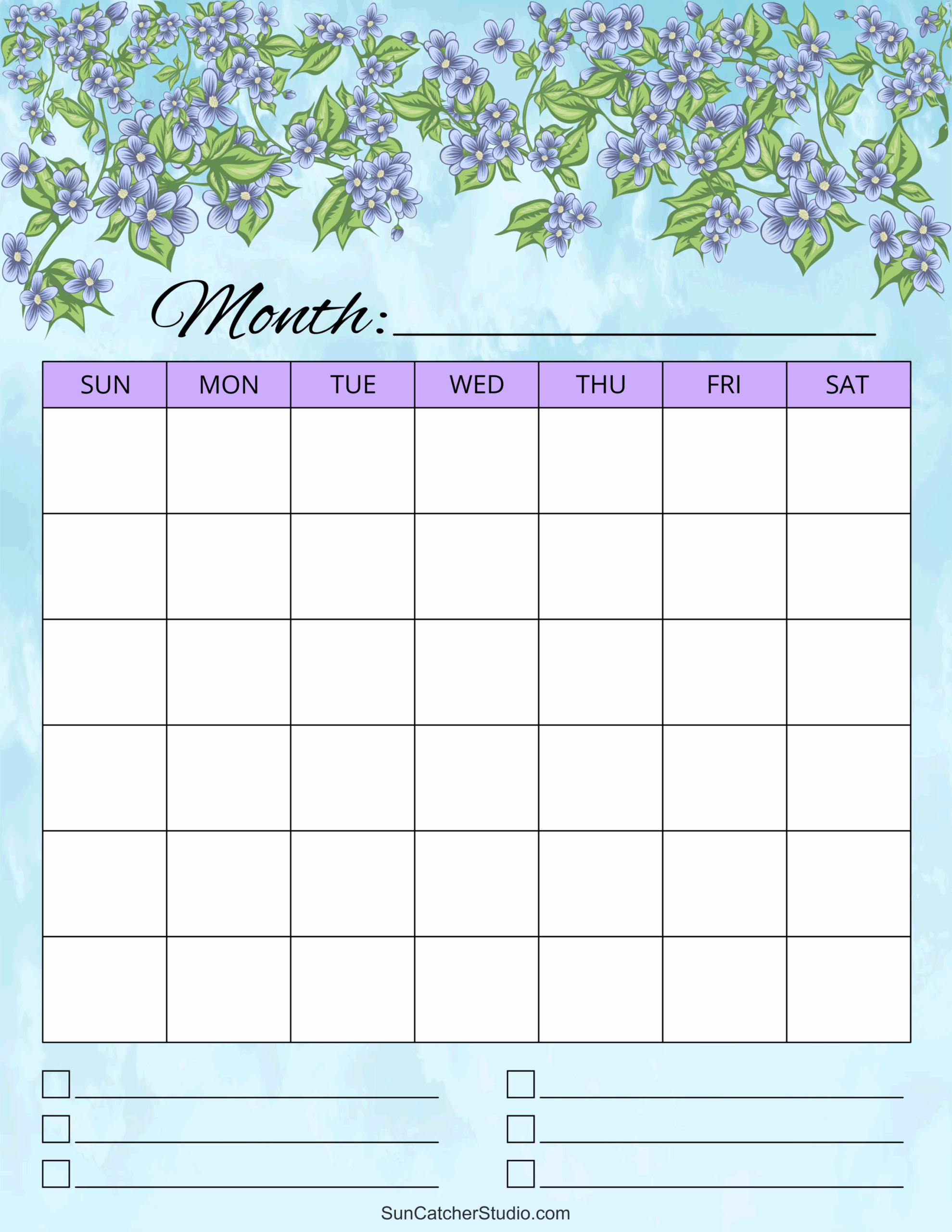 Printable Calander That You Can Edit And Save