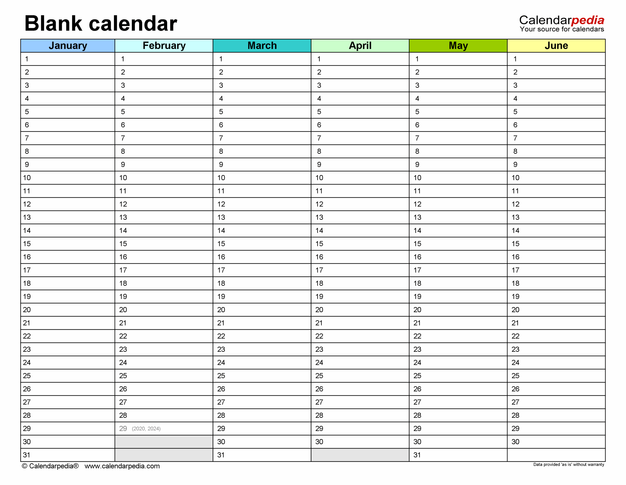 Printable Calendars To Edit Doc