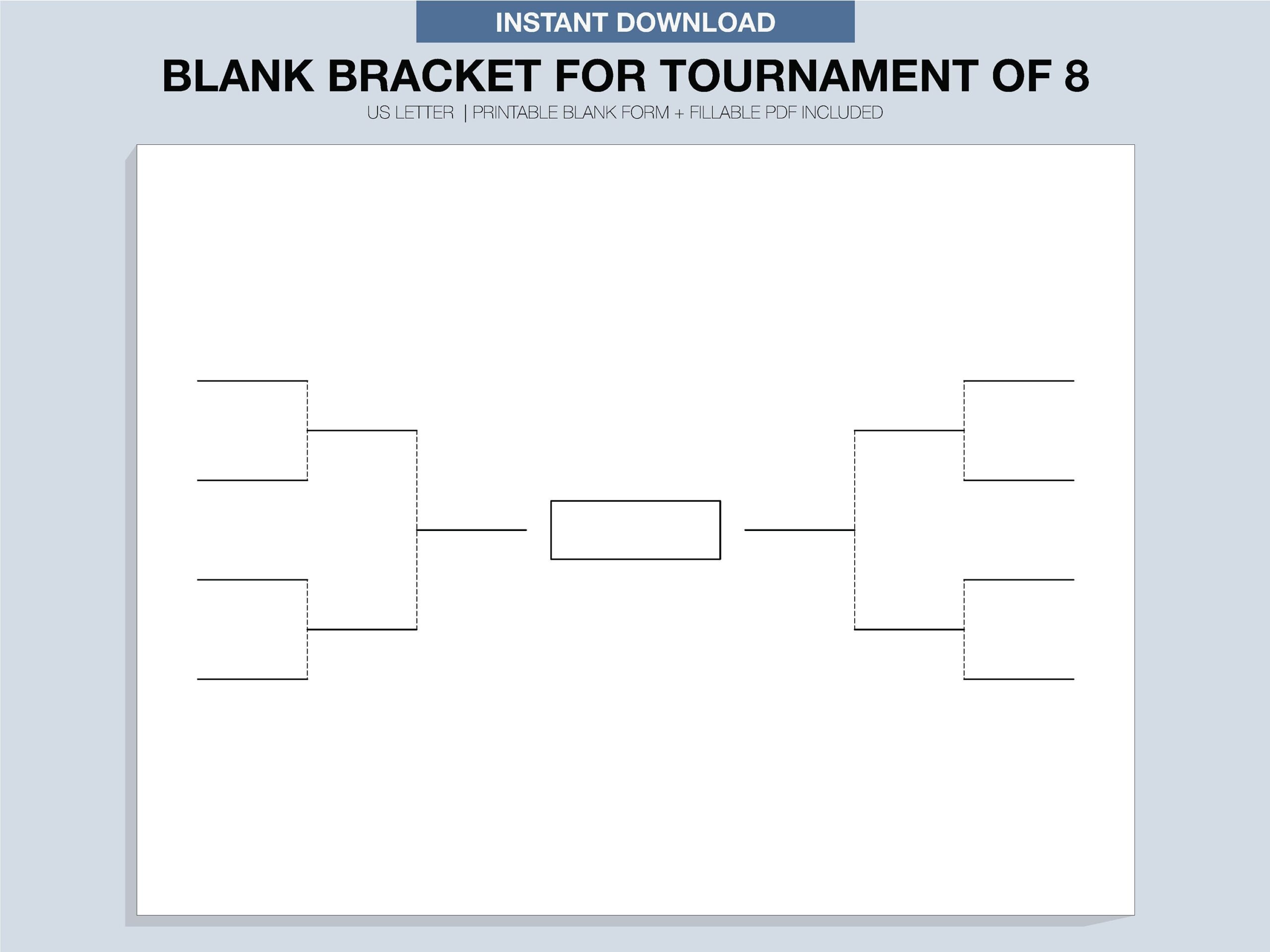 Printable Brackets You Can Edit