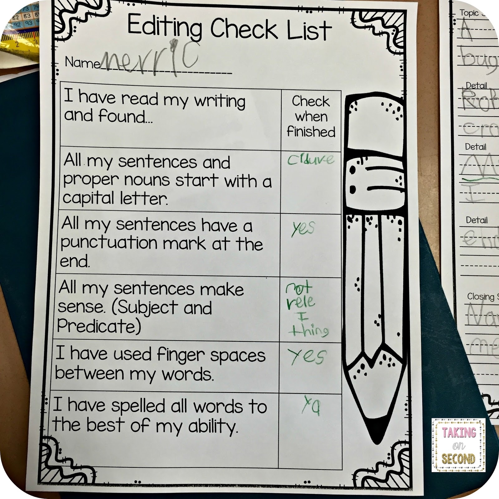 Boost The Writing Process In Primary Grades Taking On Second