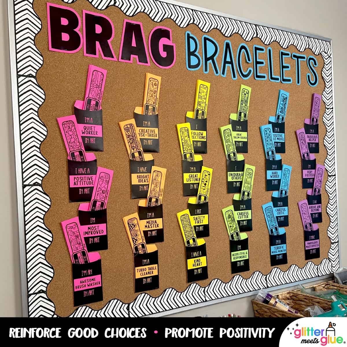 Editable Printable Brag Bracelets
